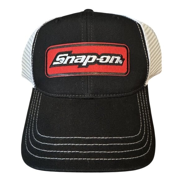 Richardson Other - Snap-On Logo Black/White Richardson 111 Mesh Back Adjustable Cap Hat
